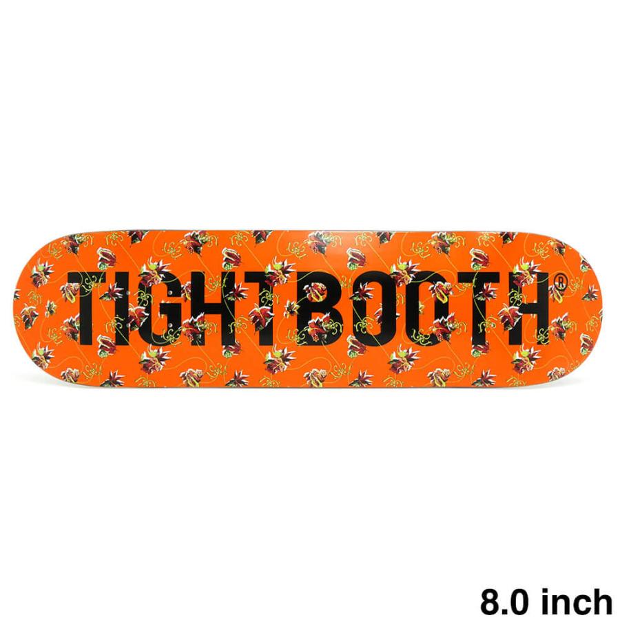 TIGHTBOOTH（TBPR）DECK タイトブース デッキ TEAM CP LOGO ORANGE 8.0
