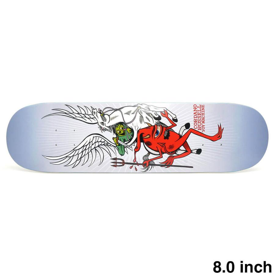 トイマシーン RUSSELL PEGASUS 8.0 MOBデッキテープ付き TOY MACHINE トイマシーン スケートボード デッキ 8.0inch RUSSEL