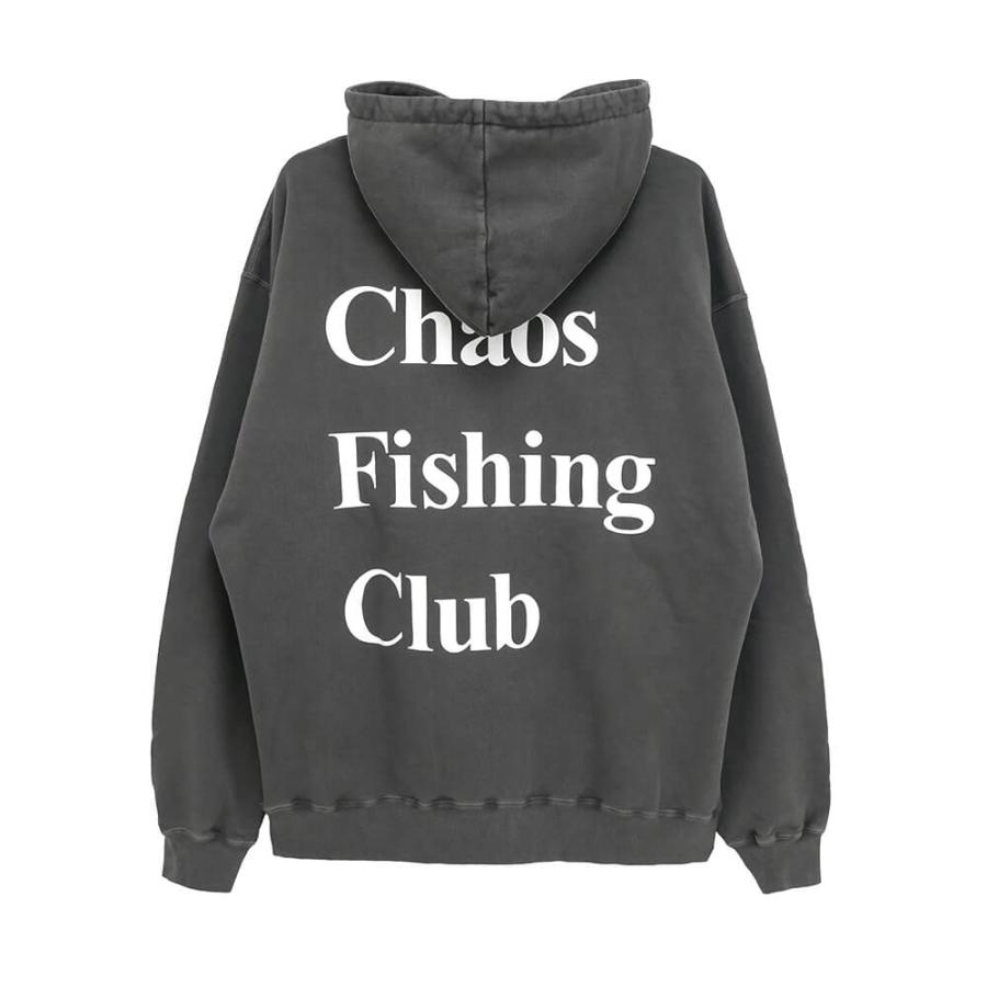 Chaos Fishing Club フード付きパーカー グレー CHAOS FISHING CLUB HOOD カオスフィッシングクラブ パーカー LOGO