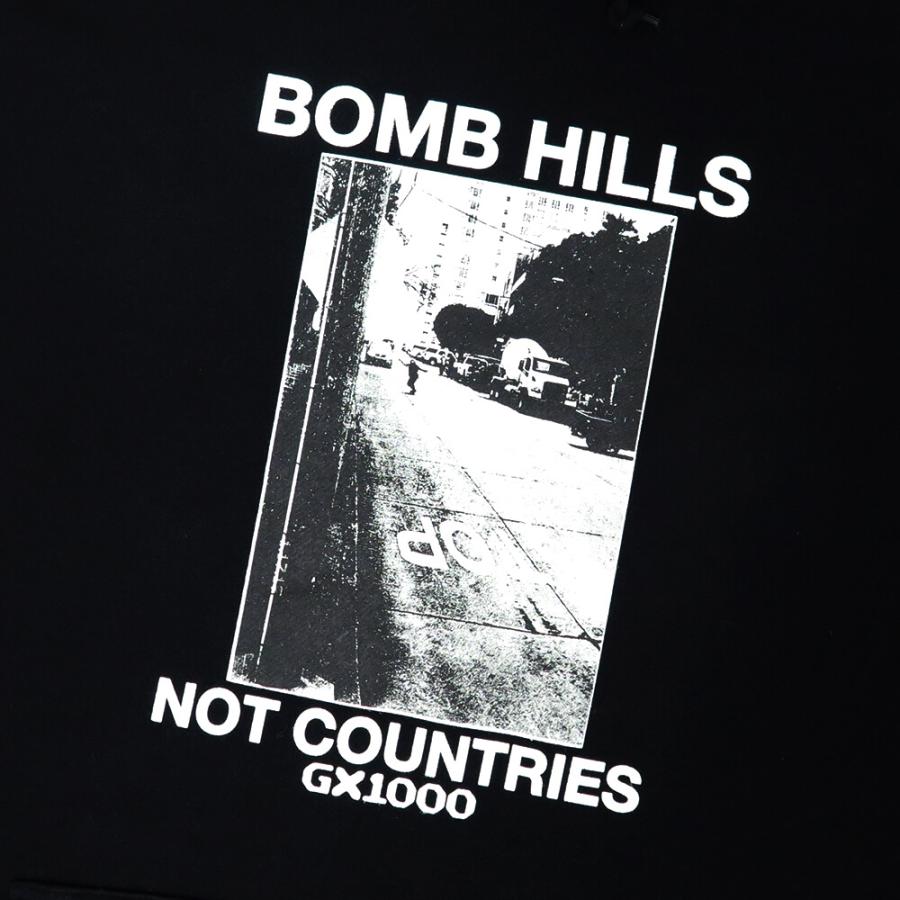 GX1000 HOOD ジーエックス1000 パーカー BOMB HILLS NOT GX1000 HOOD ジーエックス1000 パーカー BOMB HILLS NOT