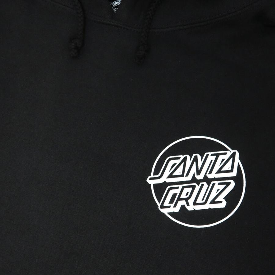 SANTA CRUZ HOOD サンタクルーズ パーカー OPUS DOT BLACK
