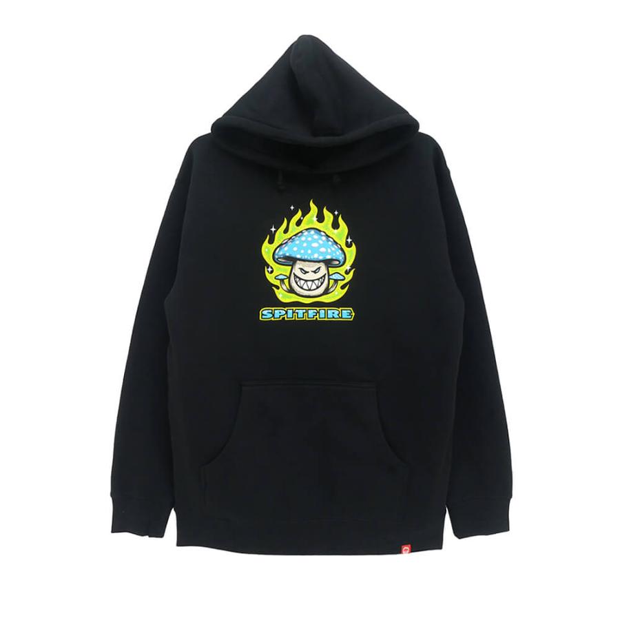 SPITFIRE HOOD スピットファイヤー パーカー MUSHROOM BIGHEAD BLACK
