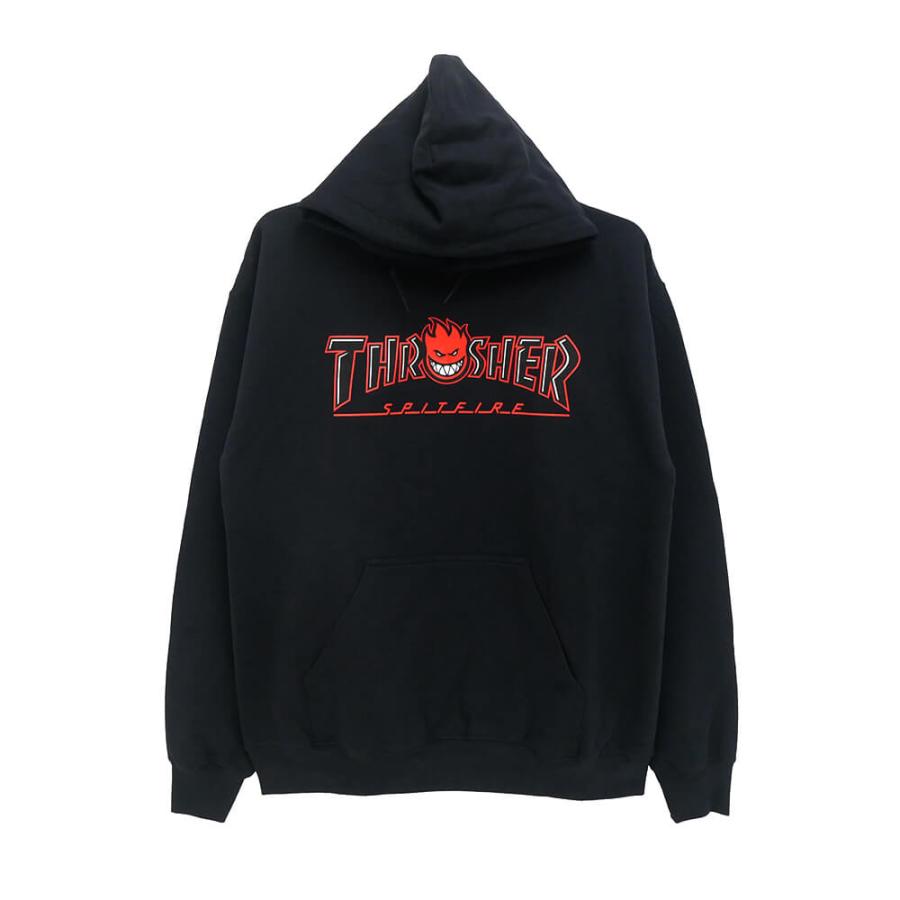 THRASHER HOOD スラッシャー パーカー x SPITFIRE BIGHEAD OUTLINE