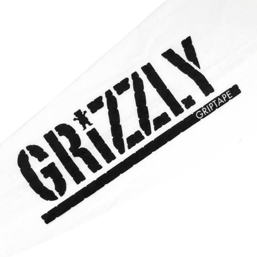 GRIZZLY LONG SLEEVE グリズリー ロングスリーブTシャツ MINI BEAR WHITE/BLACK スケートボード スケボー｜cs-skate｜03