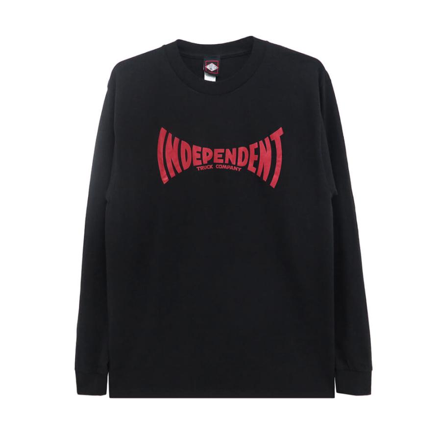 NHS INDEPENDENT ロングスリーブTシャツ ブラック サイズM INDEPENDENT TRUCK COMPNY （セール・Mサイズのみ）INDEPENDENT LONG
