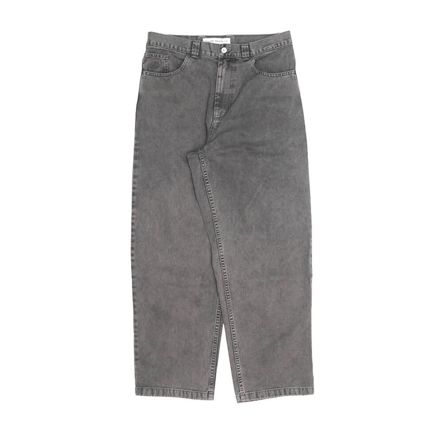 polerskate BIG BOY グレー ワイドレッグデニムパンツ POLAR JEANS ポーラー パンツ ジーンズ ビッグボーイ BIG BOY WASHED