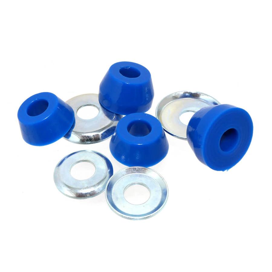 Bushings Conici Independent Truck – Durezza Media 92A, Blu, In Gomma, Per Skateboard