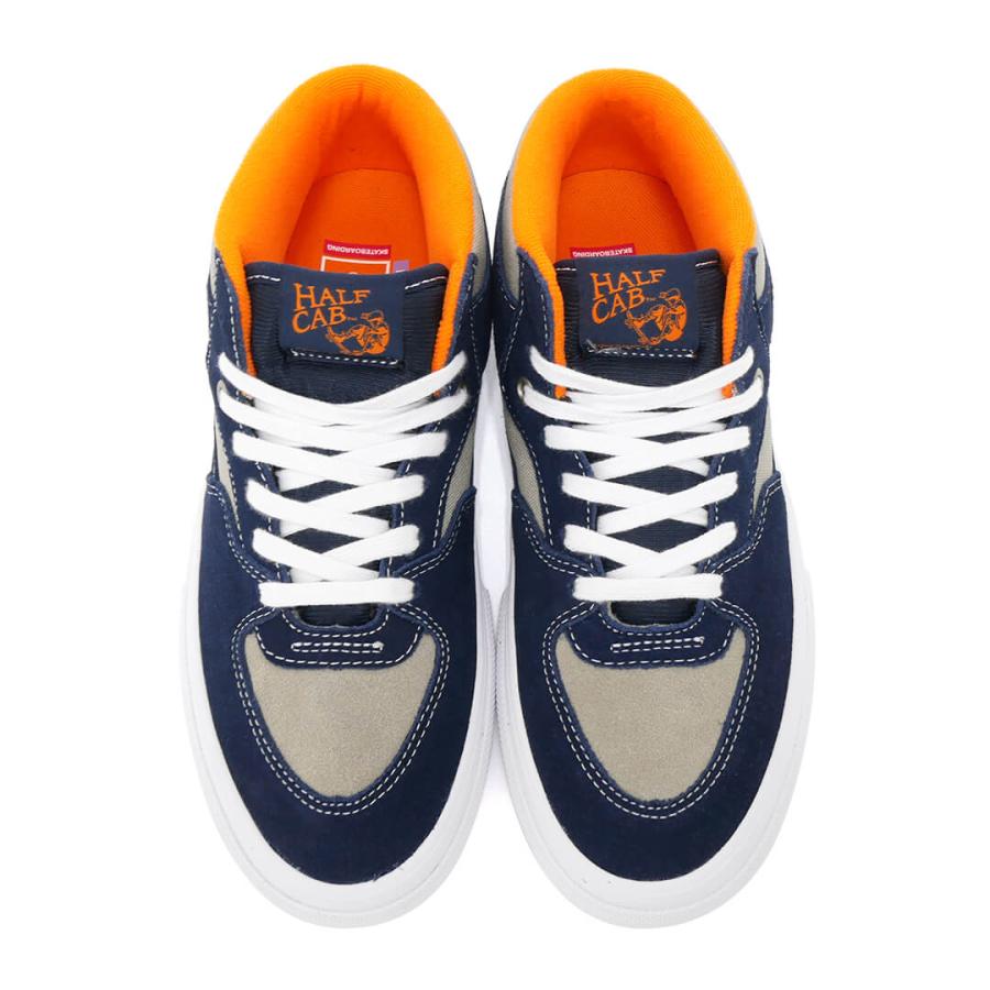 VANS SHOES バンズ シューズ スニーカー SKATE HALF CAB SMOKE/NAVY（US企画） スケートボード スケボー｜cs-skate｜02