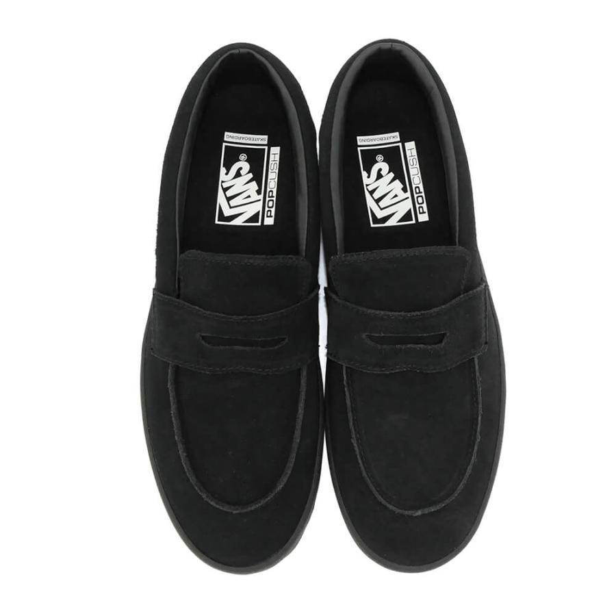 つん　【新品】 27cm Skate Loafer Suede Black VANS バンズ スニーカー SKATE LOAFER SUEDE BLACK VN000VA6BKA