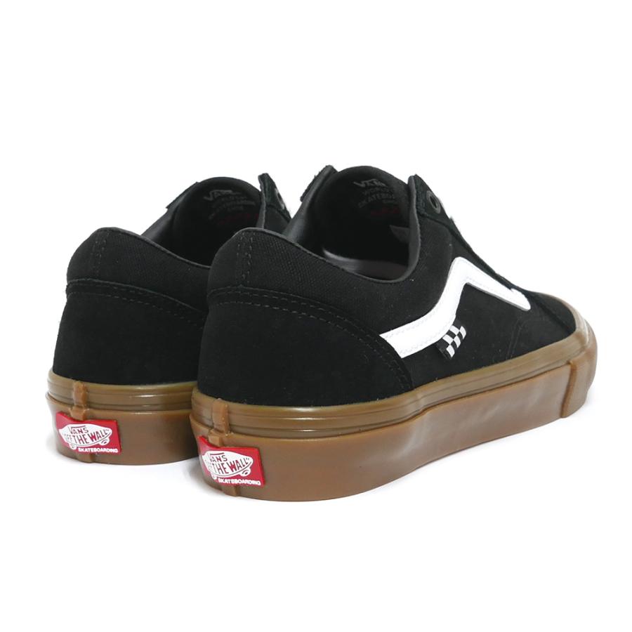 VANS SHOES バンズ シューズ スニーカー SKATE OLD SKOOL 黒/ガム BLACK/GUM（US企画） スケートボード スケボー｜cs-skate｜03