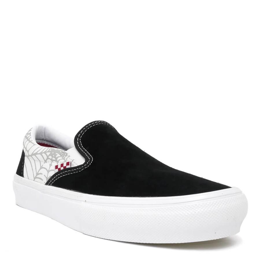 【セール】VANS SHOES バンズ シューズ スニーカー SKATE SLIP ON BLACK WIDOW SPIDER BLACK