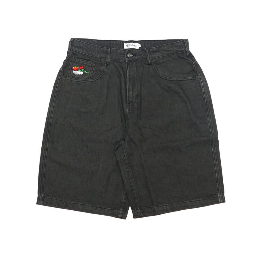パンツ EVISEN SUSHI DENIM SHORTS - LIGHT BLACK SUSHI DENIM SHORTS - LIGHT BLACK – Evisen Skateboards ゑ