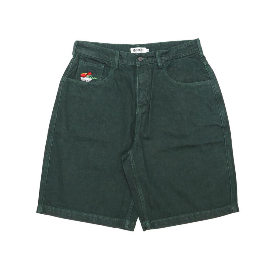 EVISEN SHORTS エビセン ショーツ SUSHI DENIM LIGHT GREEN スケート