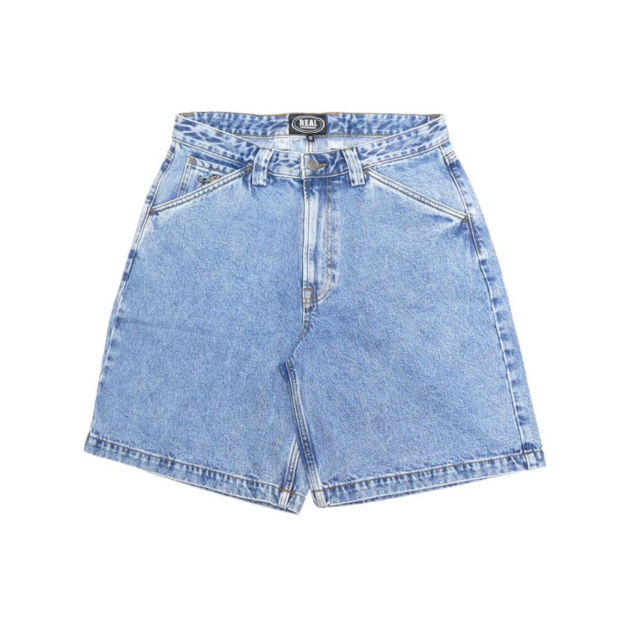 REAL SHORTS リアル ショーツ STREET CLEANER LIGHT WASH スケート