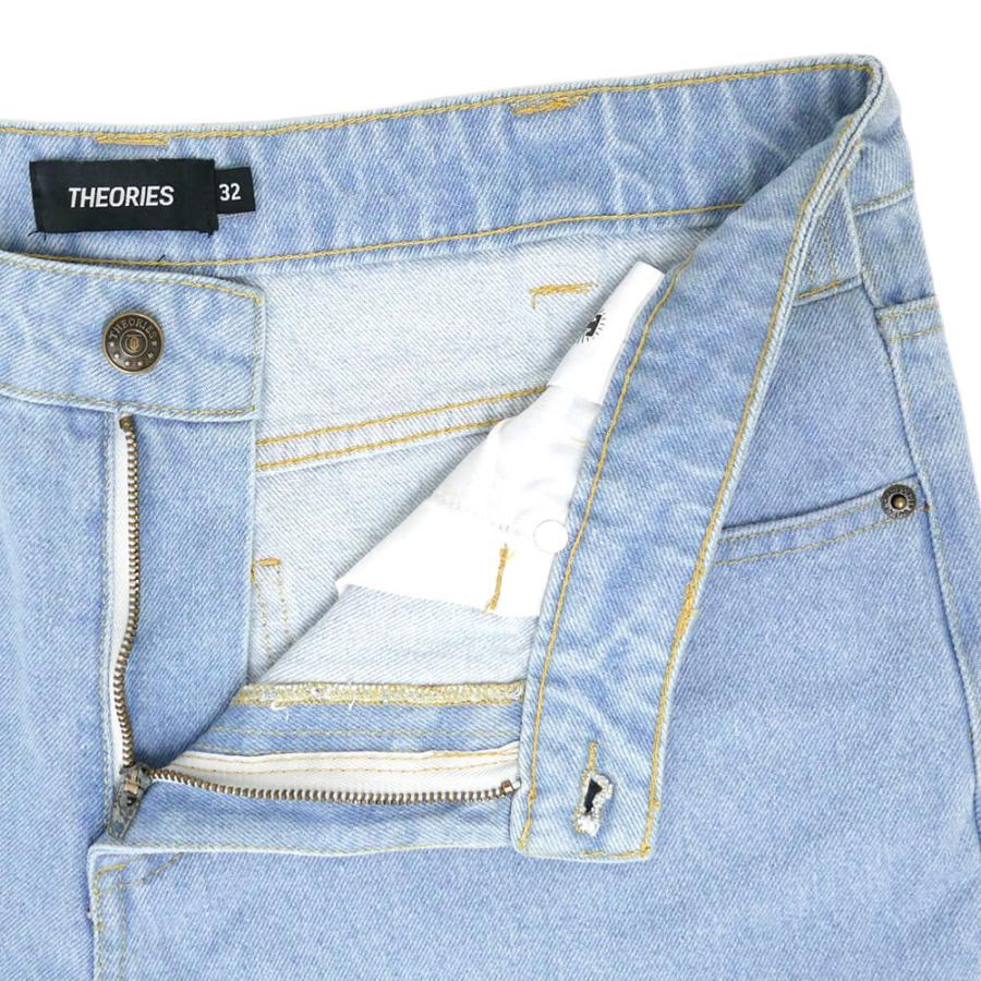 驚きの値段 THEORIES SHORTS セオリーズ ショーツ PLAZA DENIM SHORTS LIGHT WASHED BLUE スケートボード スケボー