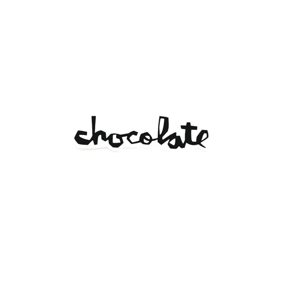 CHOCOLATE STICKER チョコレート ステッカー OG CHUNK SMALL BLACK スケートボード スケボー｜cs-skate