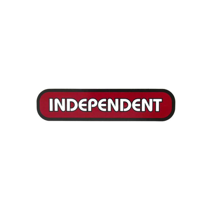 インディ Independent Truck Co 特大ステッカー レッド INDEPENDENT TRUCK COMPNY INDEPENDENT STICKER インディペンデント