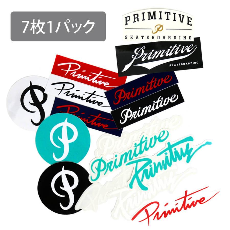Primitive Sticker Pack プリミティブ ステッカーパック 7枚1パック スケートボード スケボー St Ptv Stickerpack スケートボードのcaliforniastreet 通販 Yahoo ショッピング