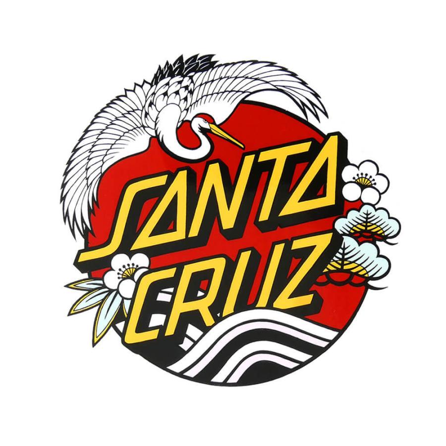 SANTA CRUZ STICKER サンタクルーズ ステッカー CRANE DOT スケートボード スケボー｜cs-skate