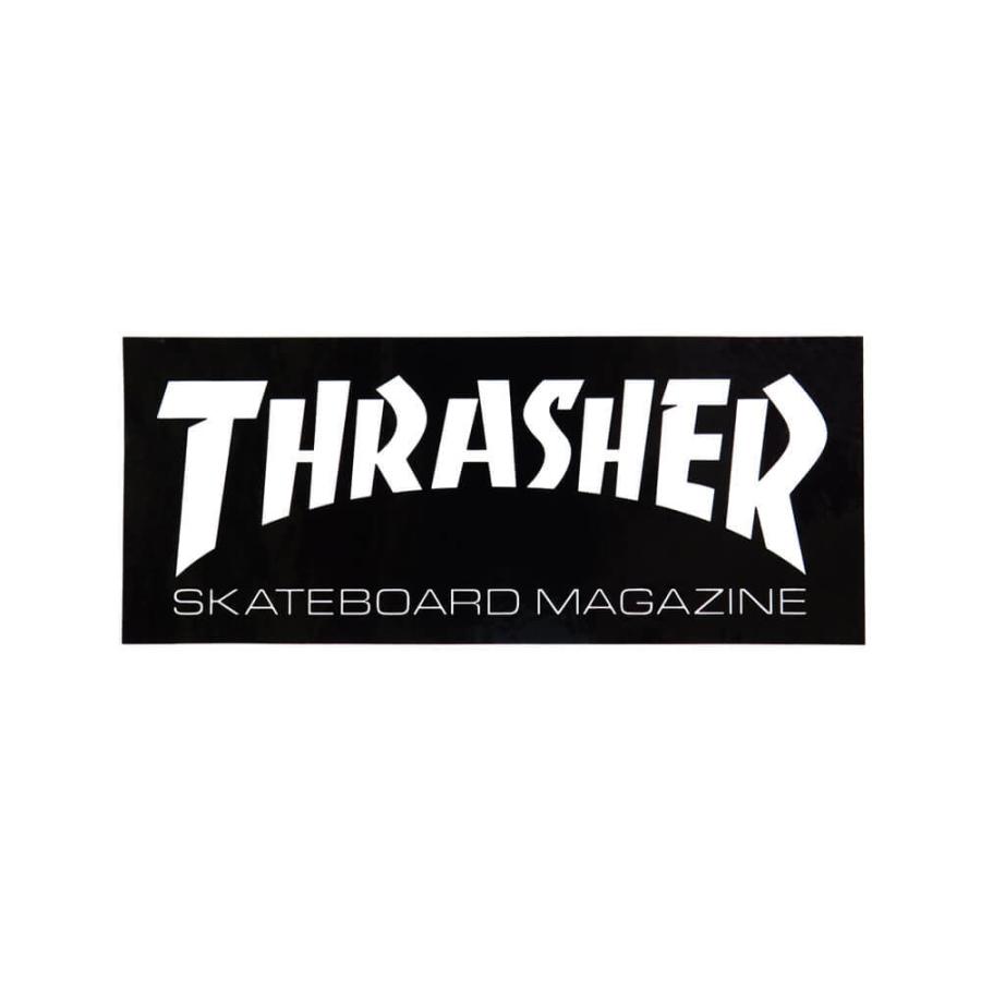 THRASHER STICKER スラッシャー ステッカー SKATE MAG MEDIUM BLACK