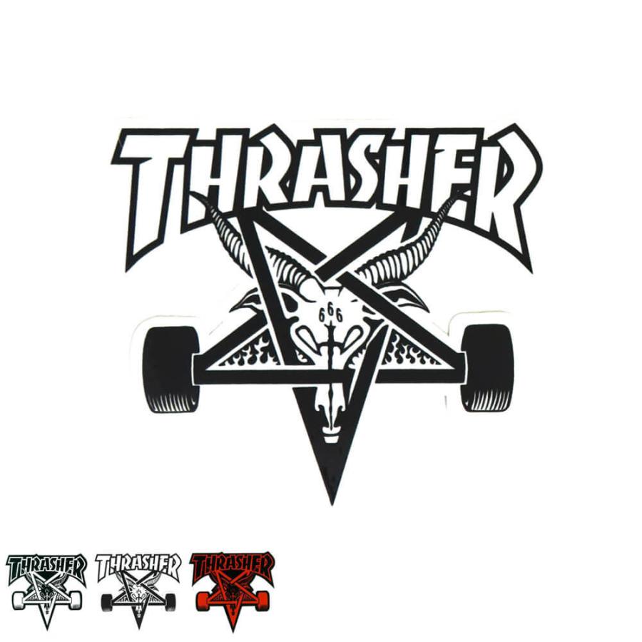 Thrasher Sticker スラッシャー ステッカー Skate Goat 330 Us規格 スケートボード スケボー St Thr Sk8goat315 スケートボードのcaliforniastreet 通販 Yahoo ショッピング