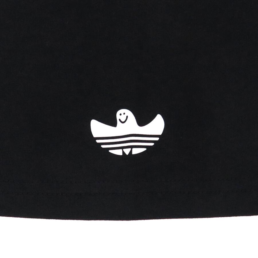 ADIDAS T-SHIRT アディダス Tシャツ SHMOO FOIL NOT EAZY BLACK スケートボード スケボー｜cs-skate｜03