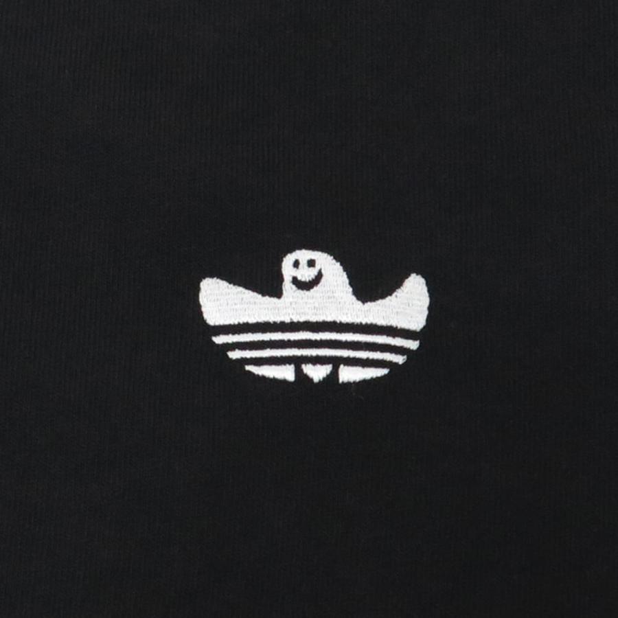 ADIDAS T-SHIRT アディダス Tシャツ SHMOO FTHR BLACK 刺繍ロゴ スケートボード スケボー｜cs-skate｜03