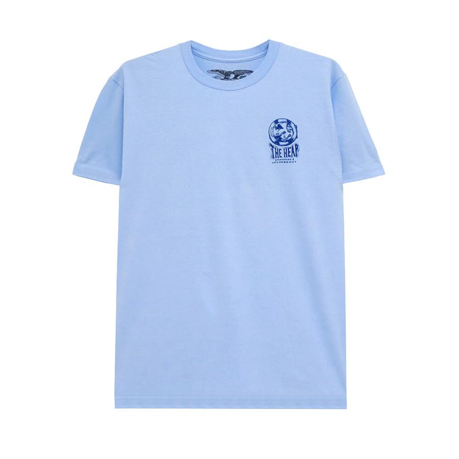 ANTIHERO T-SHIRT アンチヒーロー Tシャツ THE HEAP LIGHT BLUE