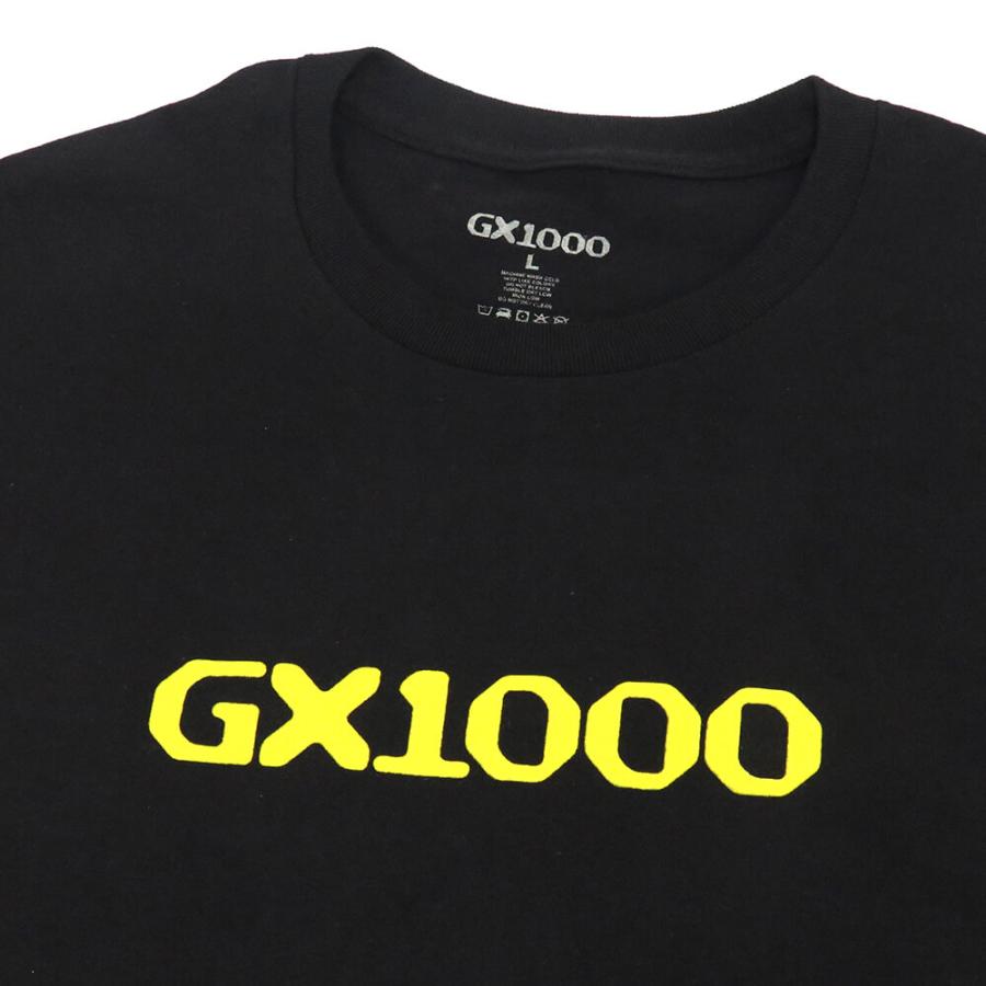 GX1000 TSHIRT ジーエックス1000 Tシャツ OG LOGO BLACK スケートボード スケボー tegxoglogobkスケートボードの