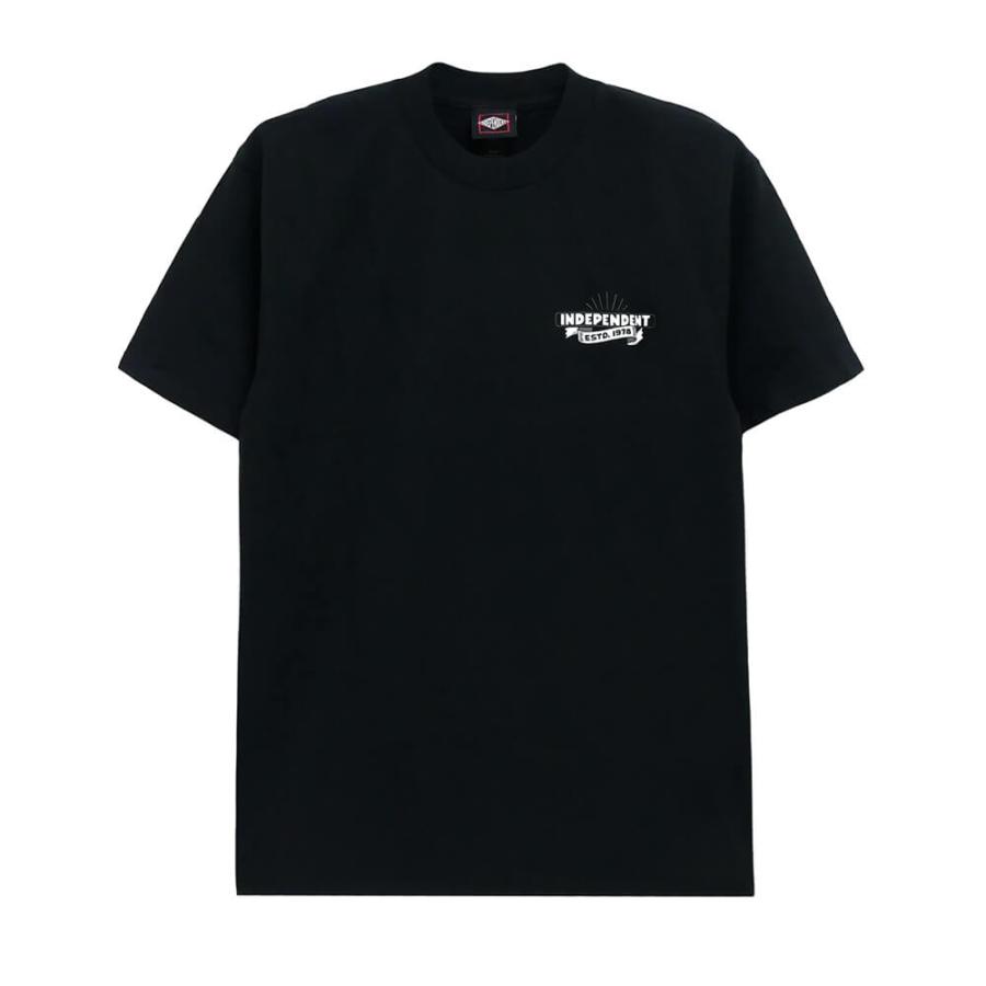 INDEPENDENT T-SHIRT インディペンデント Tシャツ RTB SLEDGE BLACK スケートボード スケボー｜cs-skate｜02