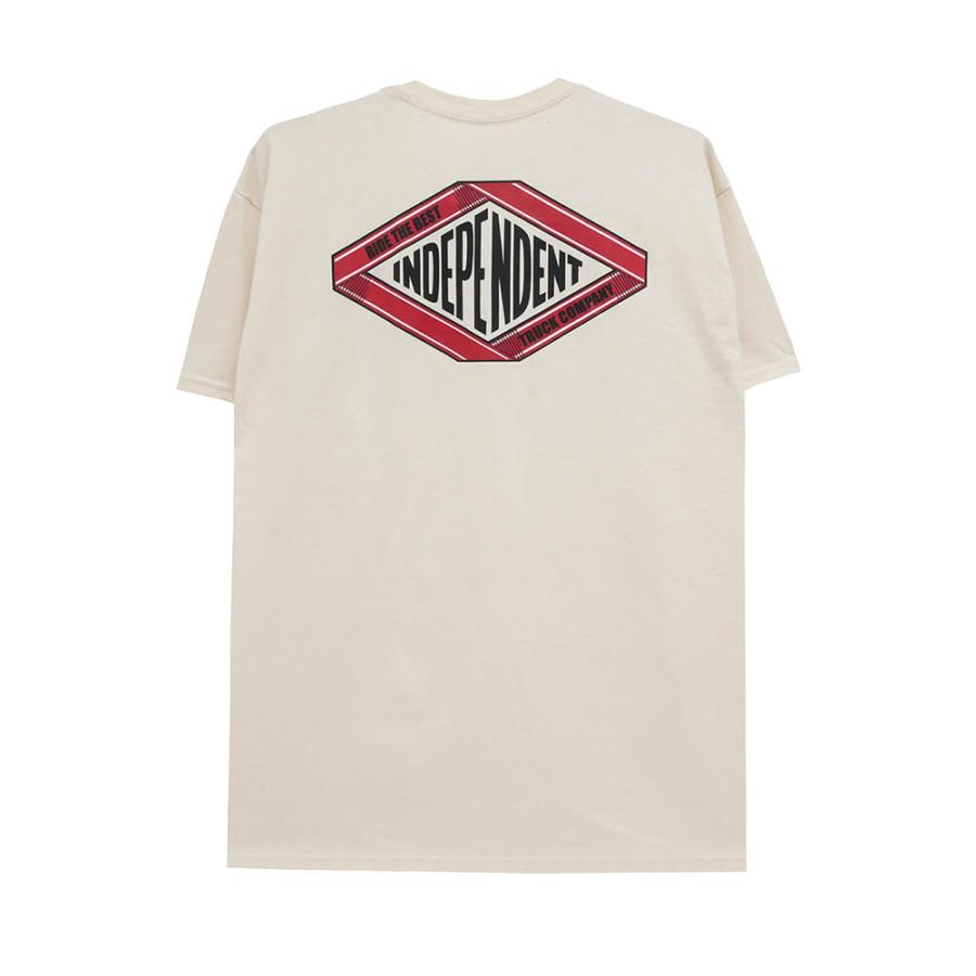 INDEPENDENT T-SHIRT インディペンデント Tシャツ SCROLL 2 NATURAL 