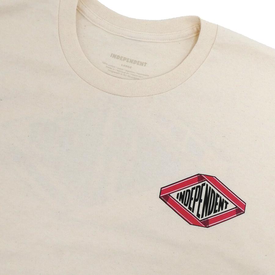 INDEPENDENT T-SHIRT インディペンデント Tシャツ SCROLL 2 NATURAL 