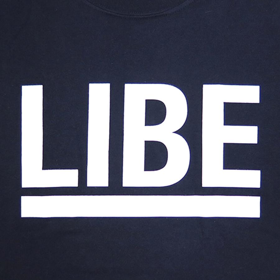 LIBE T-SHIRT ライブ Ｔシャツ BIG LOGO NAVY/WHITE スケートボード スケボー｜cs-skate｜02