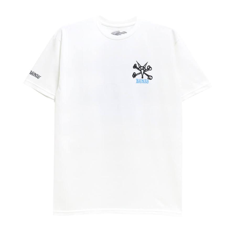 POWELL PERALTA T-SHIRT パウエルペラルタ Tシャツ RAT BONES WHITE スケートボード スケボー｜cs-skate｜02