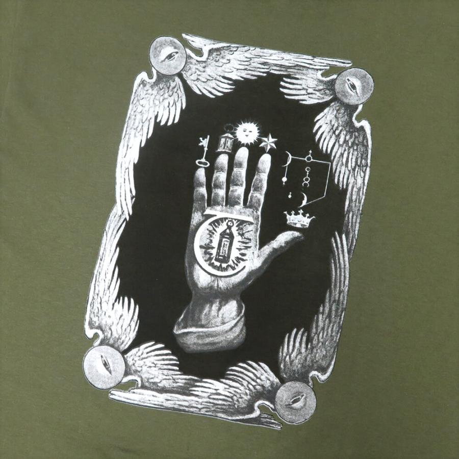 セール）THEORIES T-SHIRT セオリーズ Tシャツ HAND OF THEORIES OLIVE