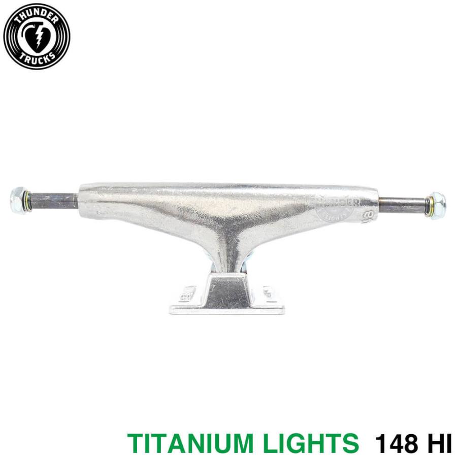 THUNDER TRUCK TITANIUM LIGHTS スケボー パーツ サンダー トラック チタニウム ライト THUNDER TRUCK POLISHED