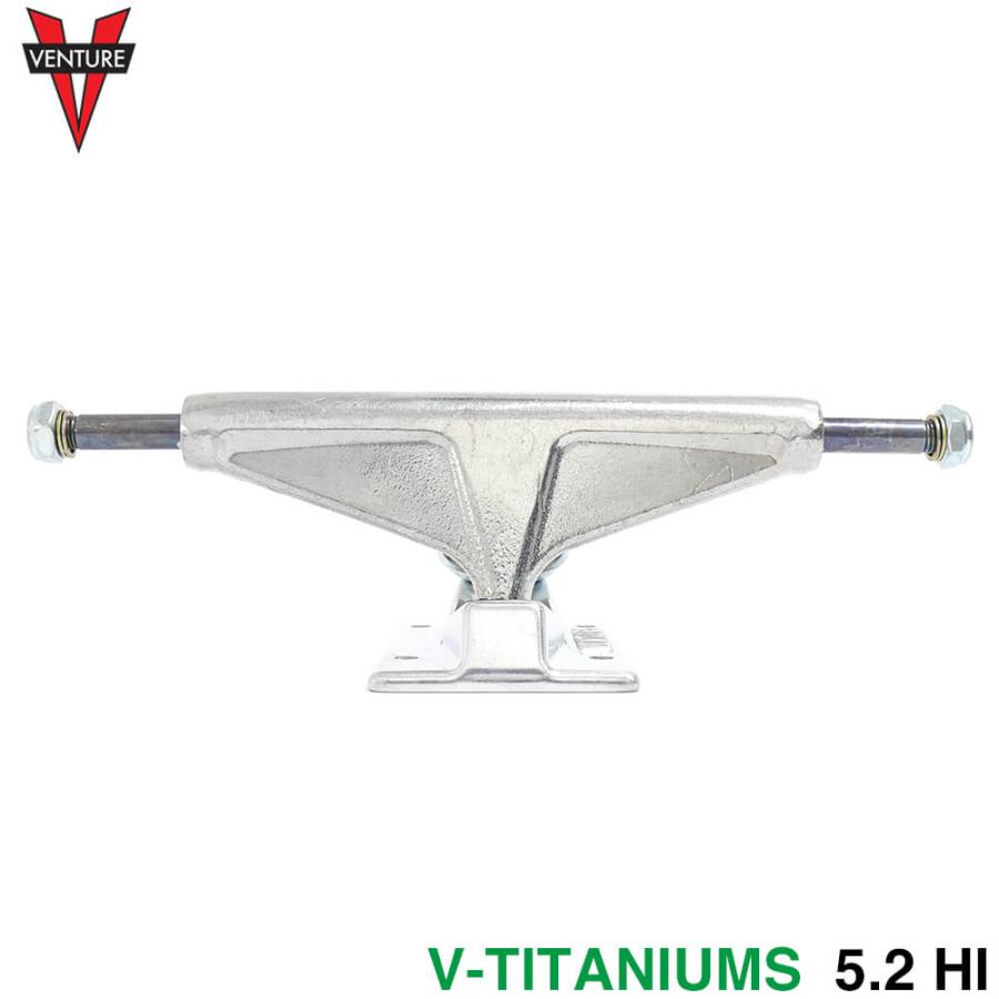 【超美品】VENTURE TRUCK V-TITANIUMS 5.2 HI VENTURE TRUCK ベンチャー トラック V-TITANIUMS ALL POLISHED