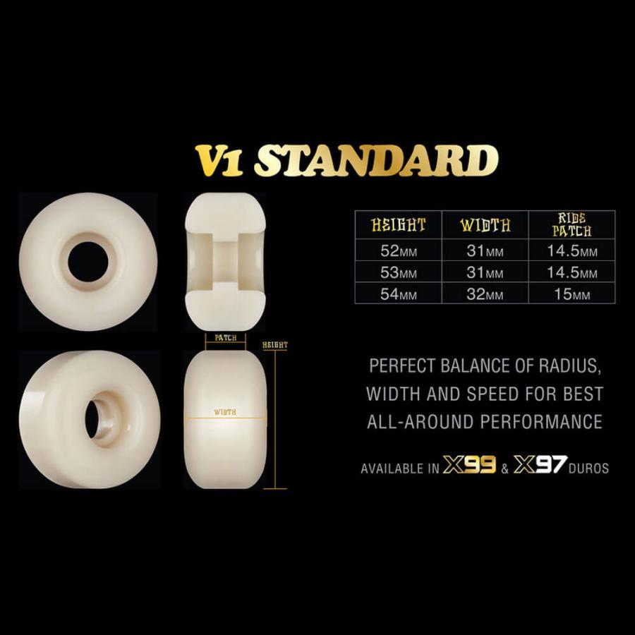 BONES WHEEL ボーンズ ウィール X-FORMULA 97A V1 STANDARD 26 53mm