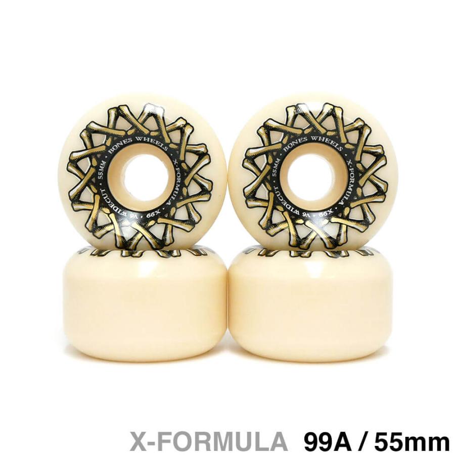 BONES X-FORMULA55㎜99a V6 Bones X-Formula V6 Wide-cut Leaving Wheels 55MM 99A