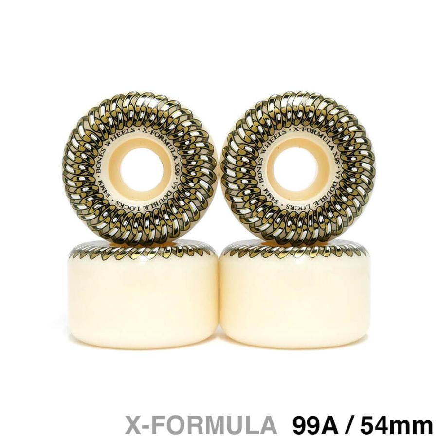 BONES X-FORMULA54㎜99a V7 BONES WHEELS X-Formula Skateboard Wheels Double Lock V7 54mm