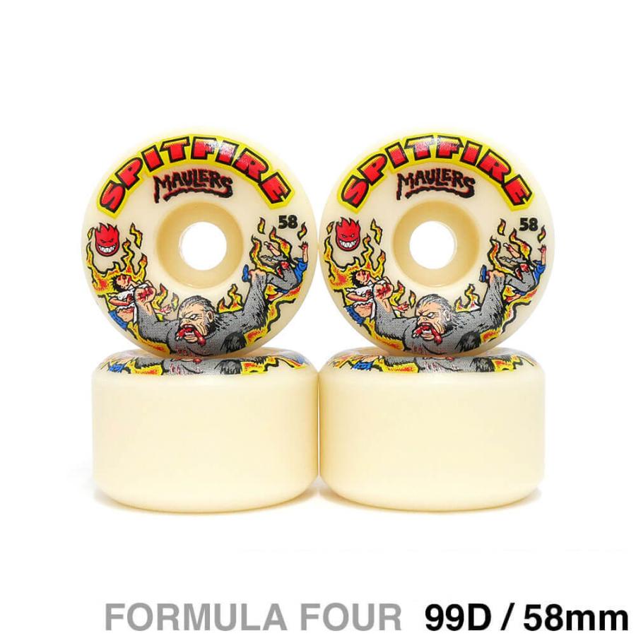 スケートボード SPITFIRE FORMULA FOUR 58mm 99D SPITFIRE WHEELS SPITFIRE WHEEL スピットファイヤー ウィール FORMULA