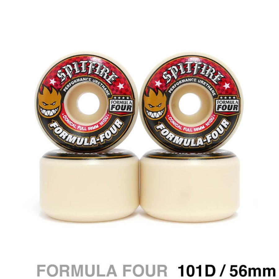 Spitfire Formula Four 56mm101コニカルフルウィール 毎日割】スケートボード ウィール スケボー SPITFIRE スピット