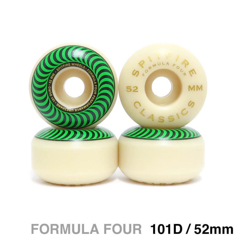 スケボーウィール　スケートボードウィール　スピットファイア 52 101 SPITFIRE WHEELS SPITFIRE WHEEL スピットファイヤー ウィール FORMULA