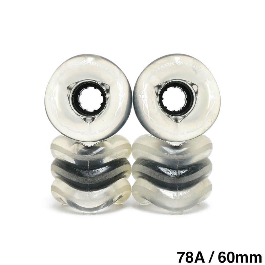 SHARK WHEEL 60mm シャークウィール アウトレット品　ホワイト CALIFORNIA ROLL 60mm skateboard wheel