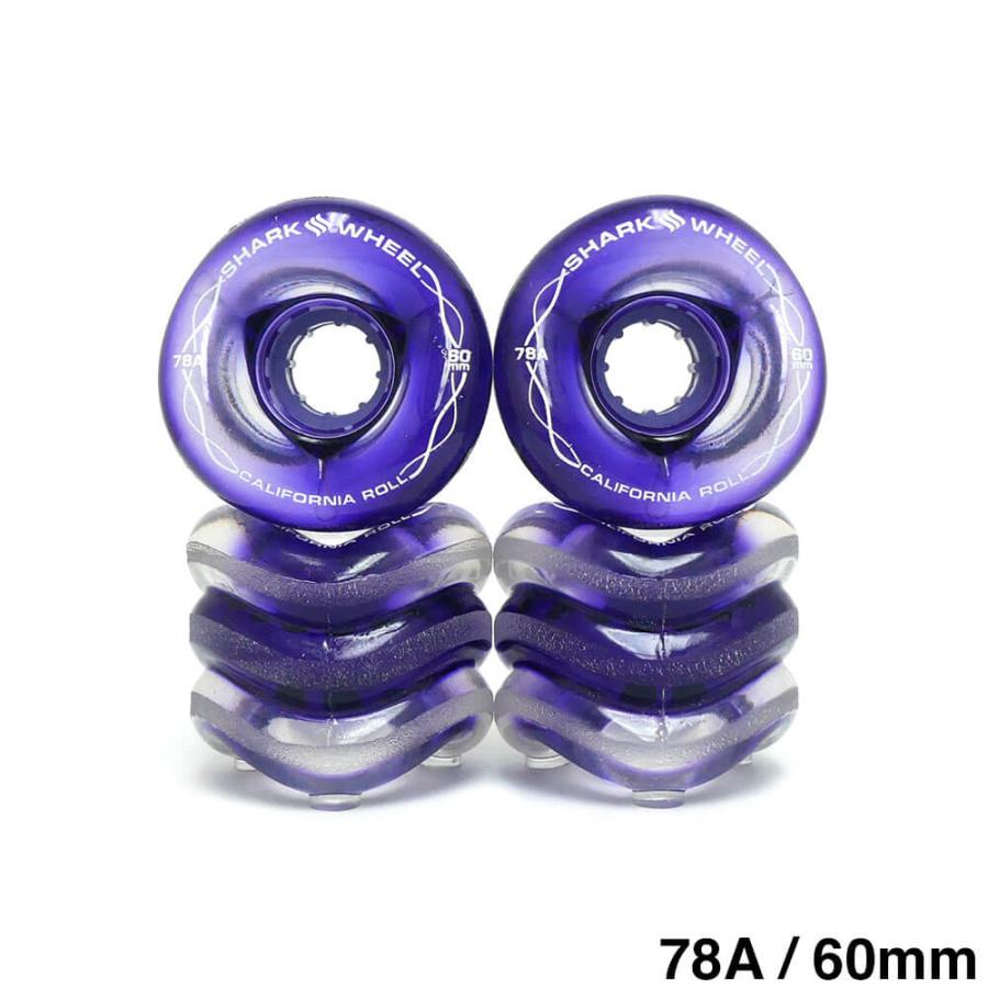 ☆新品☆ シャークウィール スケートボード ソフト ウィール 60mm 78a SHARK WHEEL シャークウィール ソフトウィール（クルーザー