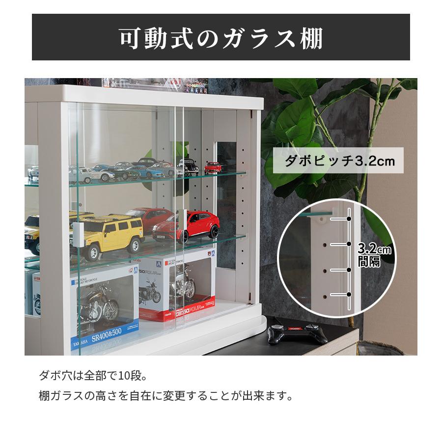 TYPE-A 戦艦プラモデル　完成品　ガラスショーケース付き！ 大型コレクションケース｜模型展示用大型ショーケース