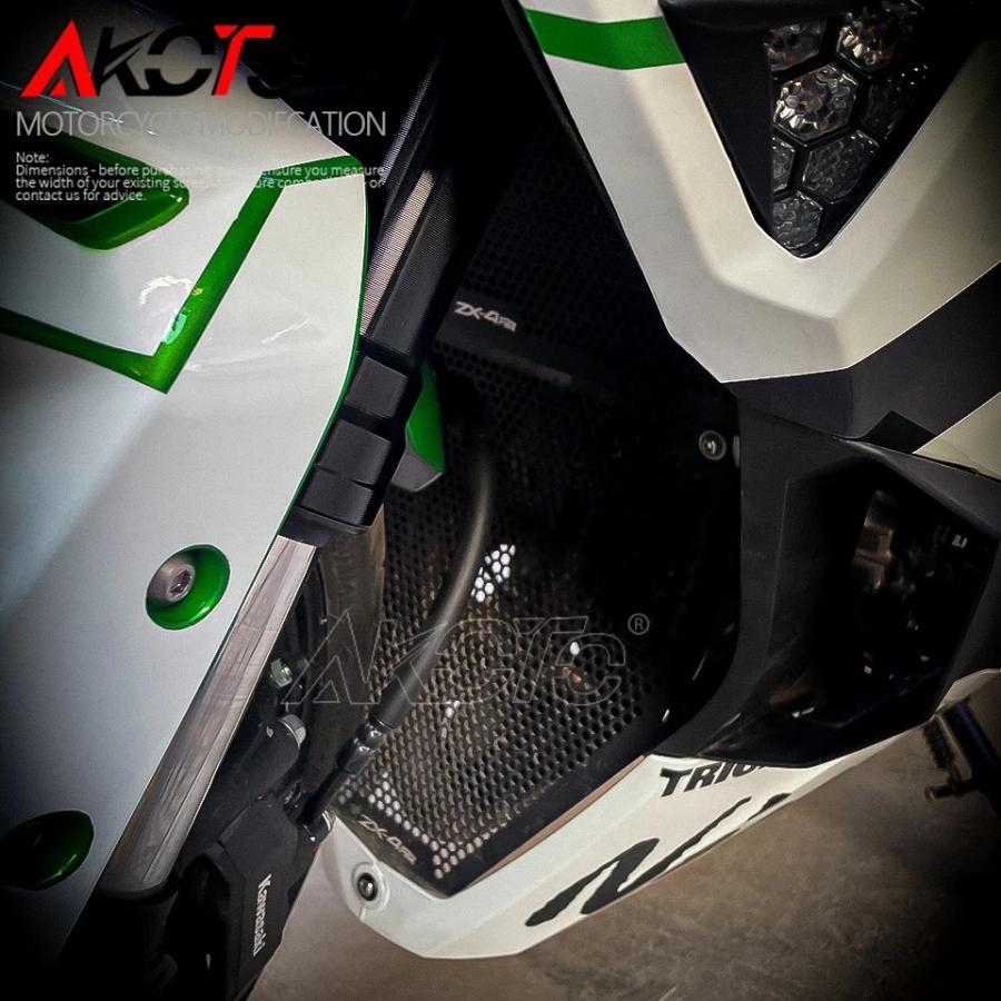 オートバイ ラジエーターオイルクーラーグリル カワサキ ZX4R オートバイ ラジエーターオイルクーラーグリル カワサキ ZX4R