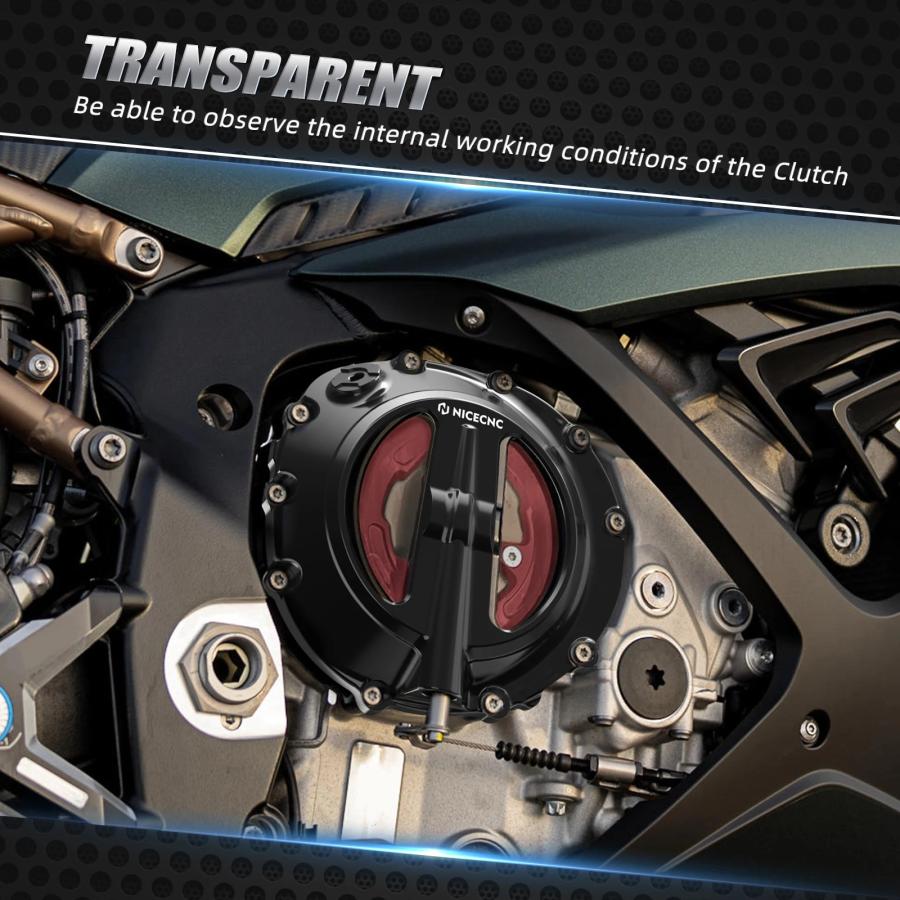 互換品】 オートバイ エンジンクリアメッシュクラッチカバー BMW