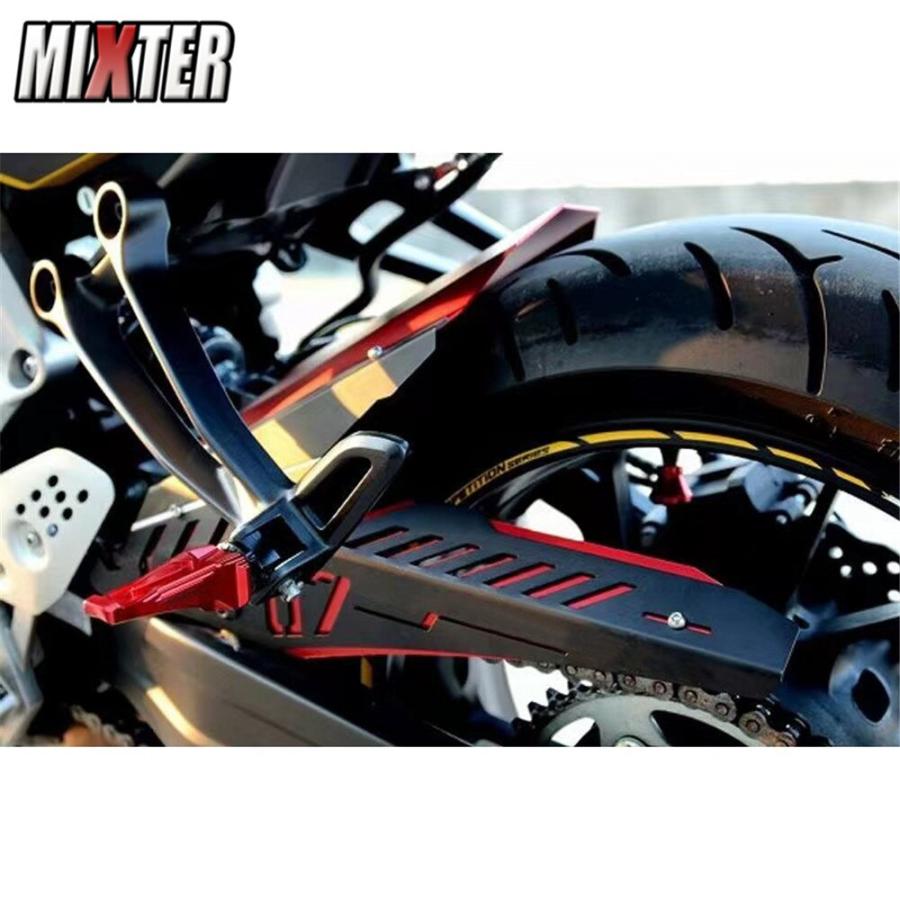 さらに値下げ！ バイクcncリアフェンダーマッドガードチェーンガードカバーインナーハガーヤマハMT07 MT-07 mt 07 2021 2022 XSR700