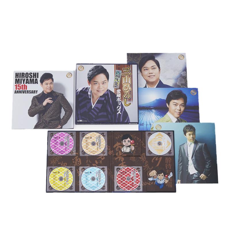 日本クラウン 新品 三山ひろし 15周年記念 愛蔵ボックス CD5枚+DVD1枚